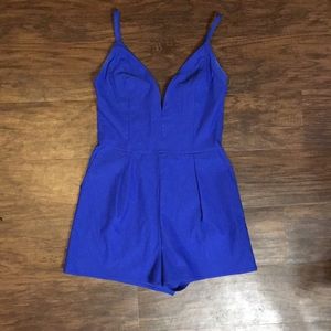 💙👑Royal blue romper with pockets👑💙